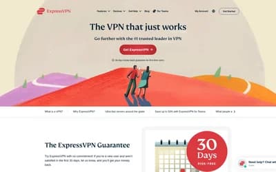 ExpressVPN website screenshot