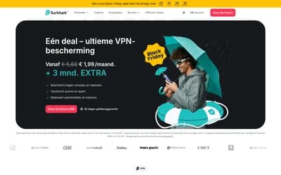 Surfshark website screenshot
