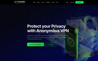TorGuard website screenshot